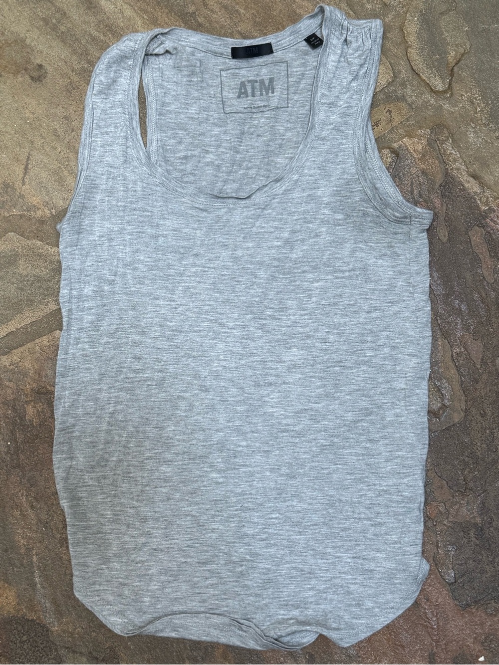 ATM Anthony Thomas Melillo Light Gray Women’s Tank Top Size Small